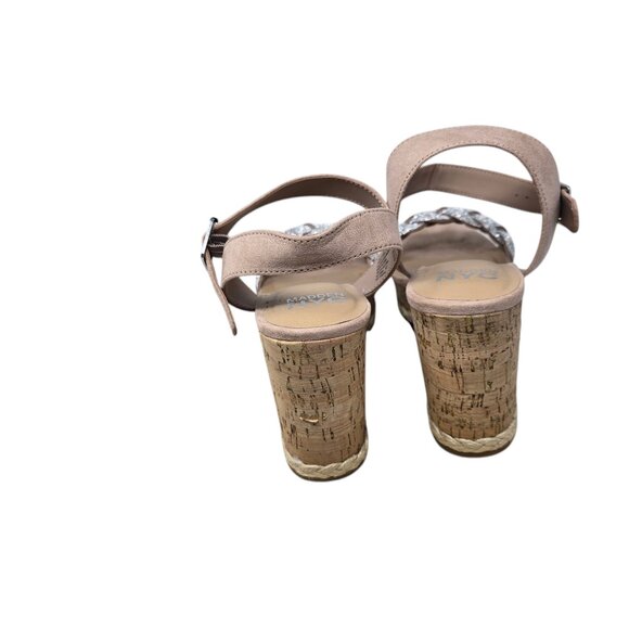 Madden NYC Womens Size 11 Braided Rhinestone Wedge Heel Strappy Sandals - Picture 13 of 16